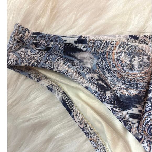 Eberjey NWT Gitana Valentina Paisley Blue Patterned Bikini Bottoms Small - Picture 5 of 9